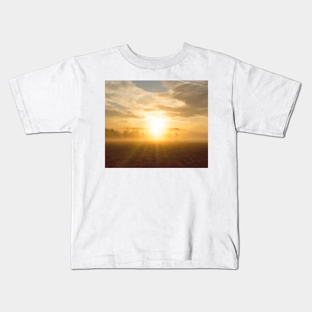 Sunrise Kids T-Shirt by StevenElliot